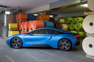 BMW i8 at GMUND Büttenpapierfabrik for Journal International