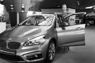 Karolína Kurková and BMW 2er
<br>BMW Welt Munich
<br>for BMW GROUP