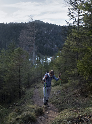 Benjamin und die Berge
<br>Hirschhörndl, Jachenau