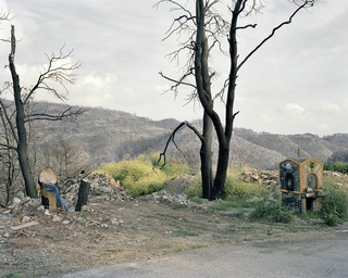 Zacharo
<br>forest fire in the southern Peloponnesus, Greece
<br>diploma thesis 2008
