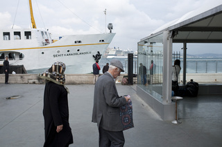 Crossing Bosporus
<br>Istanbul
<br>Emınönü