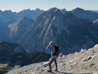 Benjamin und die Berge
<br>Sonnjoch, Karwendel