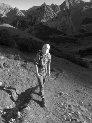 Benjamin und die Berge
<br>Sonnjoch, Karwendel