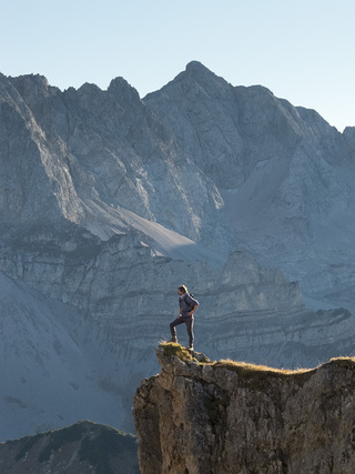 Benjamin und die Berge
<br>Sonnjoch, Karwendel